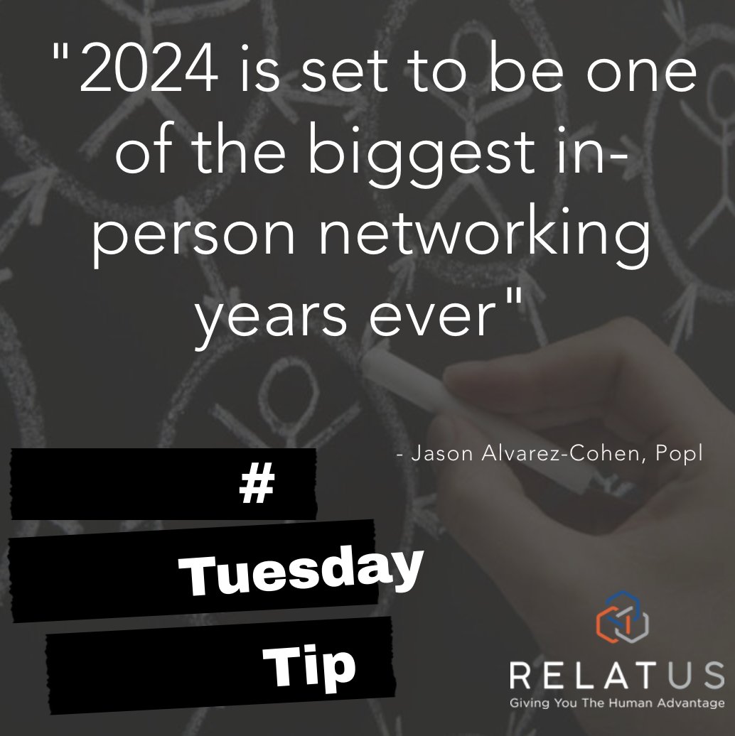 juliasbuzz's tweet photo. Are you ready for 2024 #networking? 

According to the source, "More networking events means more interactions, more connections, more opportunities and, of course, more synergy."

If you want to train your team how to #connect, #engage &amp; #network better, get it touch with us 😊 https://t.co/t2bzxdwK7z