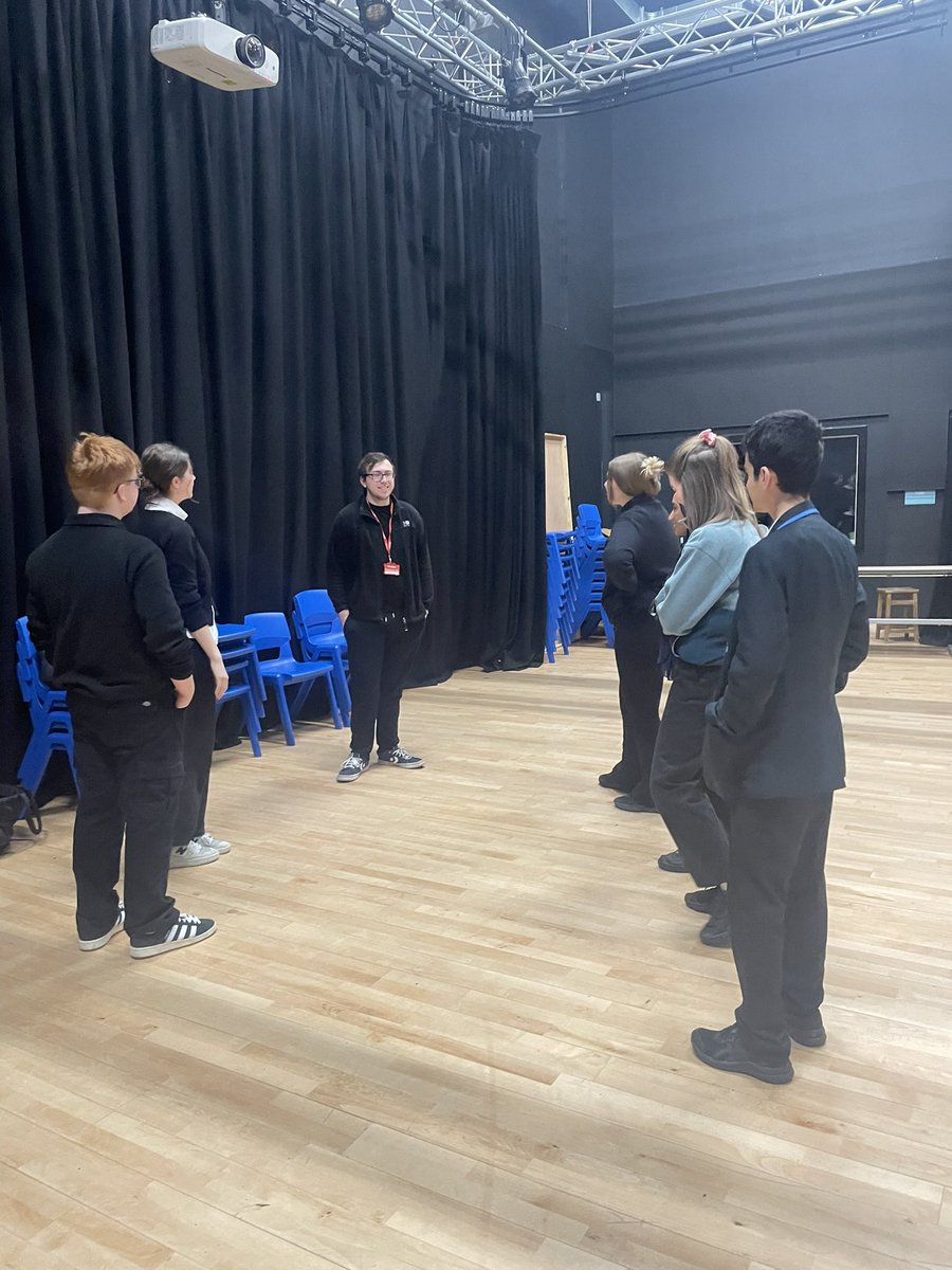 Was lovely to welcome ex Madras pupil Christopher Pope into work with our Ah Drama pupils on Friday morning. Chris delivered a workshop on character development and shared his learning from his degree course.
