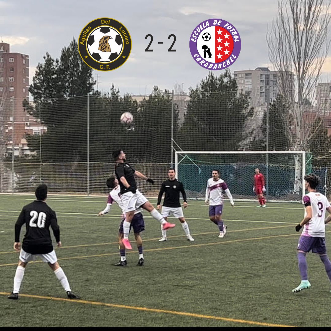ℹ️ J16 | SENIOR 2-2 EF CARABANCHEL

Partido muy disputado donde luchamos hasta el minuto 95 para poder empatar.

Sumamos un punto que a pesar de que es menos de lo que queríamos, por lo menos el esfuerzo del equipo no nos deja con las manos vacías.

A seguir equipo! 🦅