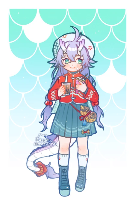 First art of the year with a Bailu! #HonkaiStarRail 