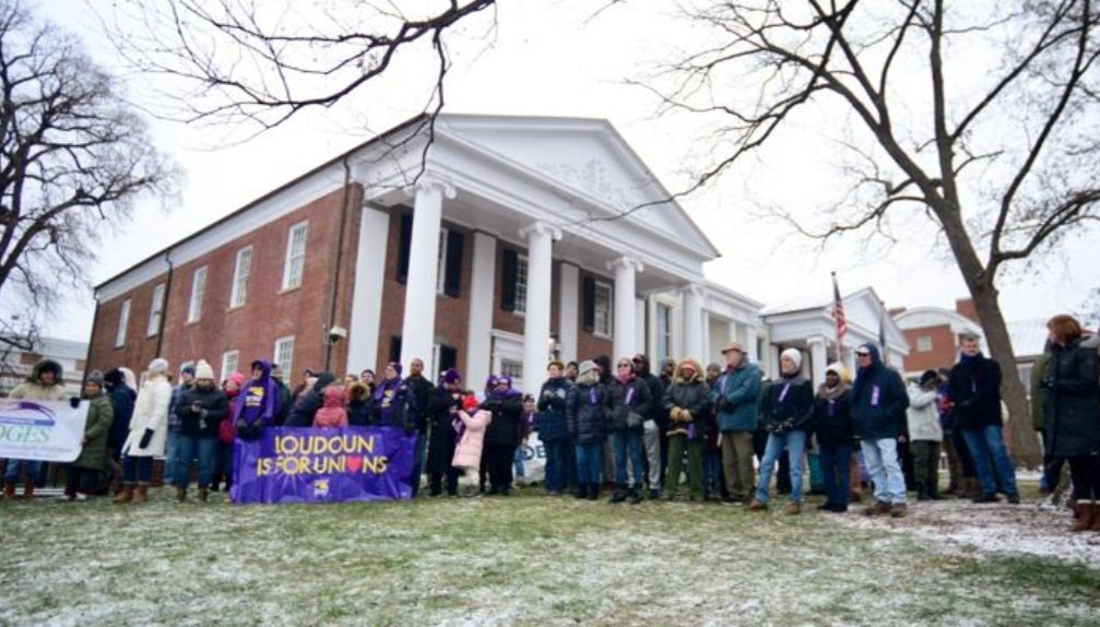 Great time marching with the @LoudounDems today in the 33rd Annual MLK March in Leesburg #MLKDay2024