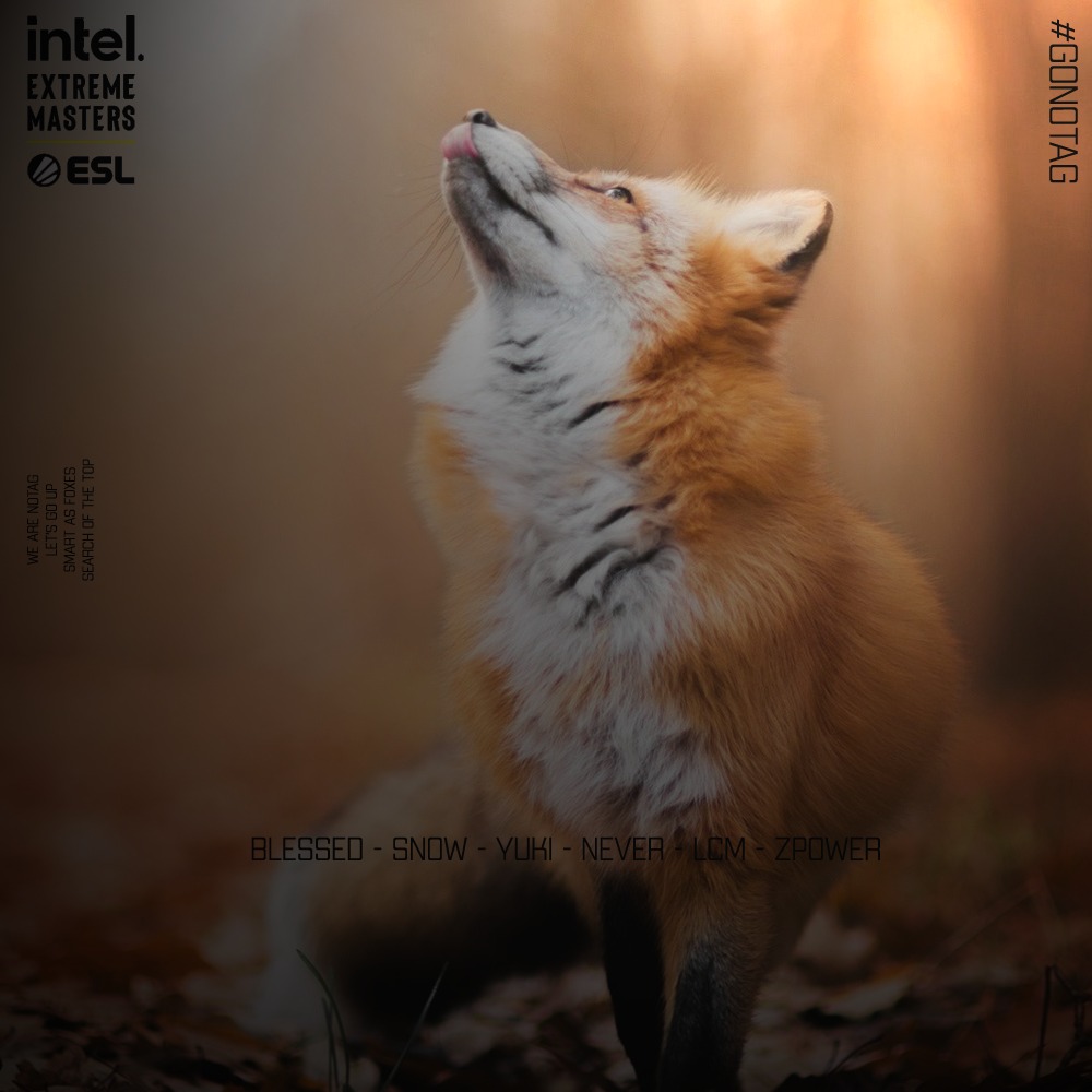 NoTagCS's tweet photo. Boa tarde turma, so passando pra anunciar que hoje jogaremos o Qualificatório #2 aberto da Iem China 2024 as 18 horas, torçam por nós.

#GoNotag🦊 https://t.co/8Oab5GFP0B