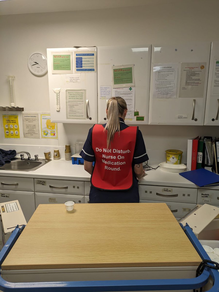 Kaitlinn Thompson (@kaitlinn_cwp) on Twitter photo we’ve rolled out ‘do not disturb’ bibs on brook ward for when we are undertaking medication rounds in order reduce interruptions and therefore reduce the risk of medication errors. so far so good! some service users have also said that they like them! <a href="/Georgina_gmmh/">Georgina Clarke</a> <a href="/UpneetRiar/">Upneet Riar</a> we’ve rolled out ‘do not disturb’ bibs on brook ward for when we are undertaking medication rounds in order reduce interruptions and therefore reduce the risk of medication errors. so far so good! some service users have also said that they like them! <a href="/Georgina_gmmh/">Georgina Clarke</a> <a href="/UpneetRiar/">Upneet Riar</a>
