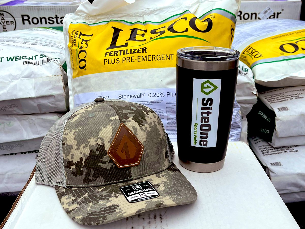 Monday January 15th 2024. As much of the nation is in a deep freeze, what better way to warm your spirits than giving a <a href="/SiteOneSupply/">SiteOne Landscape Supply</a> hat and Siteone Sports Field <a href="/YETICoolers/">YETI</a>. Simple:  Like, Retweet and Follow (if not already) for a chance to be the winner. Stay safe and Warm.