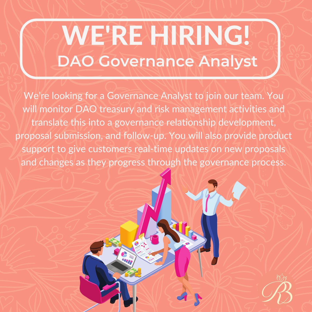 🌐 Dive into the world of decentralized autonomy! 🚀 Reauty DAO is on the hunt for a skilled DAO Governance Analyst to shape the future of decentralized finance. Ready to lead the way? Send your CV to career@reautydao.io and let's redefine the rules together! 💼🔗 #DAO #NowHiring