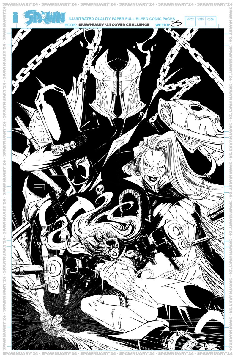 Here’s my submission for week 3 of #spawnuary #spawnchallenge! It’s always so cool to see these great characters together! Already brainstorming for week 4🤘💀🤘