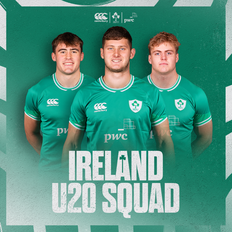 IrishRugby's tweet photo. Head Coach Richie Murphy has named a 31-player Ireland U20s squad for the Six Nations! 🟢
#FutureIsGreen