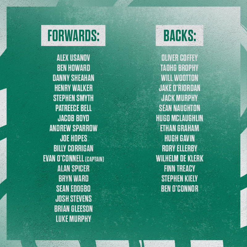 IrishRugby's tweet photo. Head Coach Richie Murphy has named a 31-player Ireland U20s squad for the Six Nations! 🟢
#FutureIsGreen