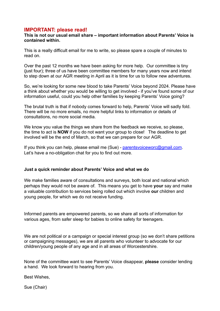 Parents' Voice tweet media