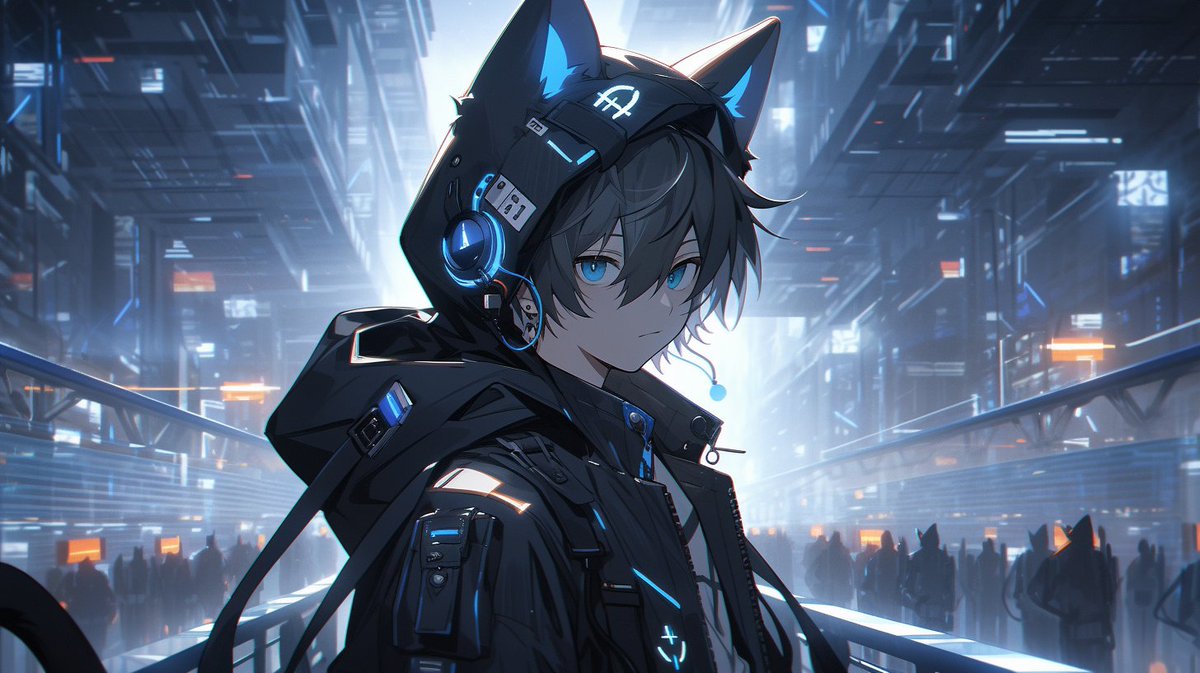 私たちは哀れな試みをしました。。。
😅
#猫
#techwear
#cyberpunk
#AI 
#AIArtwork 
#AIart