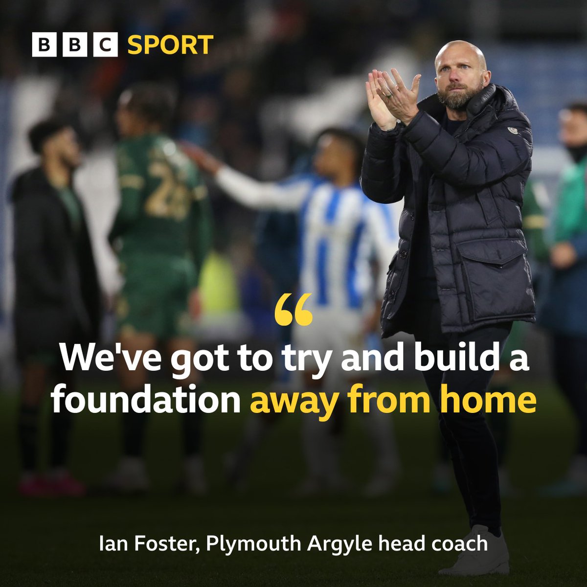 BBCDevon's tweet photo. Ian Foster's first league game in charge of @Argyle ended in a draw with fellow strugglers Huddersfield Town - listen to how he thought the game went 🎧➡https://t.co/Myt7zHarMf
#PlymouthArgyle #PAFC #IanFoster #BBCFootball https://t.co/N3JhQpe3Md
