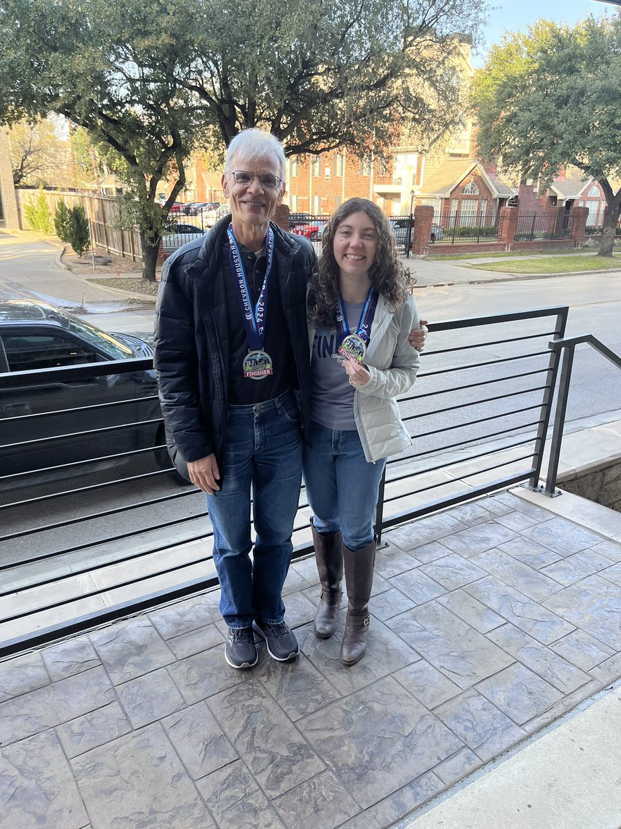 Congratulations to our two marathoner pathologists! Dr. Hannah Cutshall (PGY-2) and Dr. Murat Gokden (Neuropathology attending) ran the Houston Marathon this weekend and both beat the Boston marathon qualifying time for their age groups! 😁👟