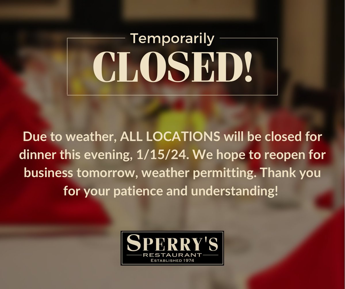 Sperry's Restaurant (@sperryssteak) on Twitter photo 