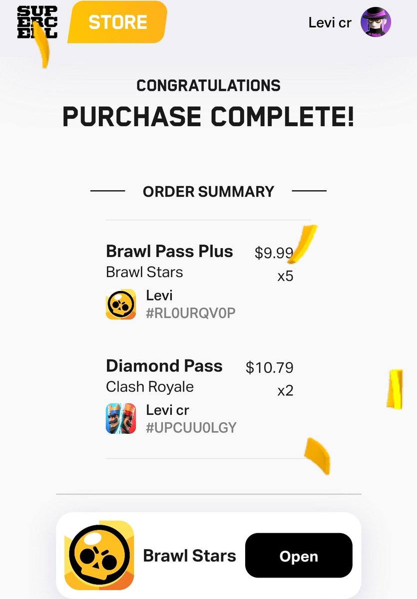 Giving a Diamond pass or Brawl Pass Plus 💎

Rules :

Like/Retweet/Follow me and <a href="/_NotLevi/">Levi</a>