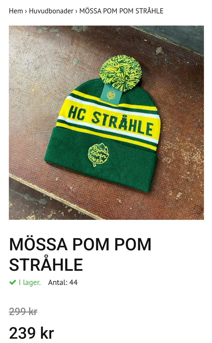 Passa på innan den är slutsåld.