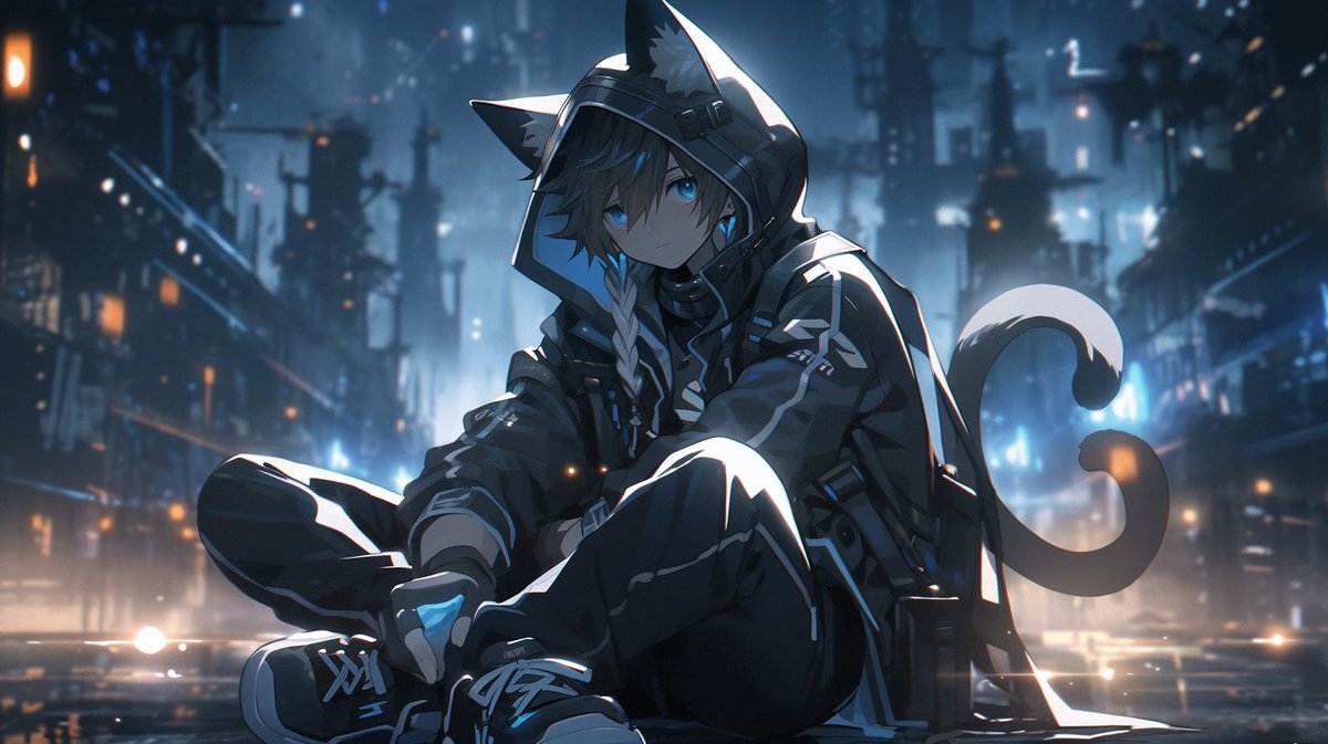 私たちは哀れな試みをしました。。。
😅
#猫
#techwear
#cyberpunk
#AI
#AIArtwork
#AIart