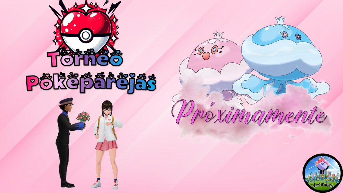 Atención, ya falta menos para llevar a cabo nuestro tradicional torneo de Pokeparejas. 

Invitamos a todos a buscar su pareja para este torneo, habra premios y algunas sorpresas!!!

En esta ocasión tendremos como protagonistas a los Jelli. 

#PokemonGOfriends #PokemonGO