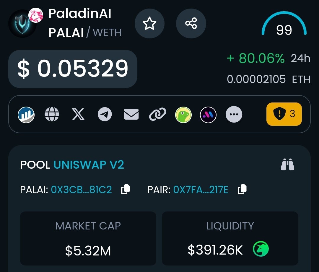 ScottLEOWarrior's tweet photo. New ATH for $PALAI &amp; really not surprised with the news they just announced

They are smashing it, keep up the great work @PaladinAIETH 👏 https://t.co/Ege9a6AbJk