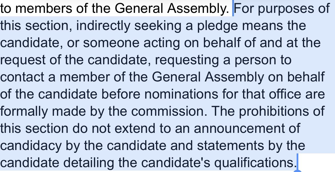 RealAndyFancher's tweet image. The #JMSC requested Bailey read these excerpts from S.C. Code Section 2-19-70 before entering executive session for a second time. @fitsnews