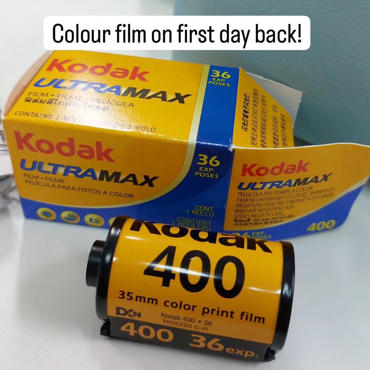 It’s a new year! Welcome back all students in the BA Photography course!! 

Let’s smash 2024!! We can’t wait to see what you are all going to create. Kicking things off with the 1st years who are shooting colour film. 

Image by Francesca Canty.  
#kodakcolor