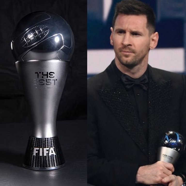 Oficialmente murieron los #TheBest de la #FIFA, acaba de ganar Messi 🇦🇷, que su mérito fue, según los criterios del propio premio "ganar la Copa de Francia".

Una pena por Haaland 🇳🇴, él se merecía ser el mejor del mundo de 2023.