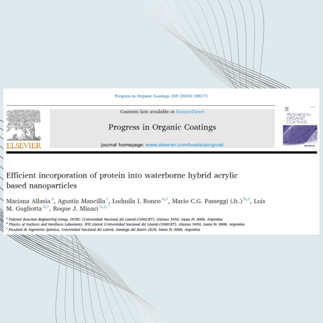 Grupo de Polímeros - INTEC tweet media