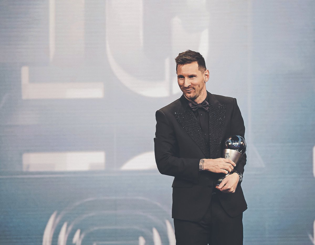 mundodeportivo's tweet photo. 🐐 Leo Messi gana el 𝓣𝓱𝓮 𝓑𝓮𝓼𝓽 como mejor jugador masculino del año 2023 https://t.co/bM8ry3PqqL