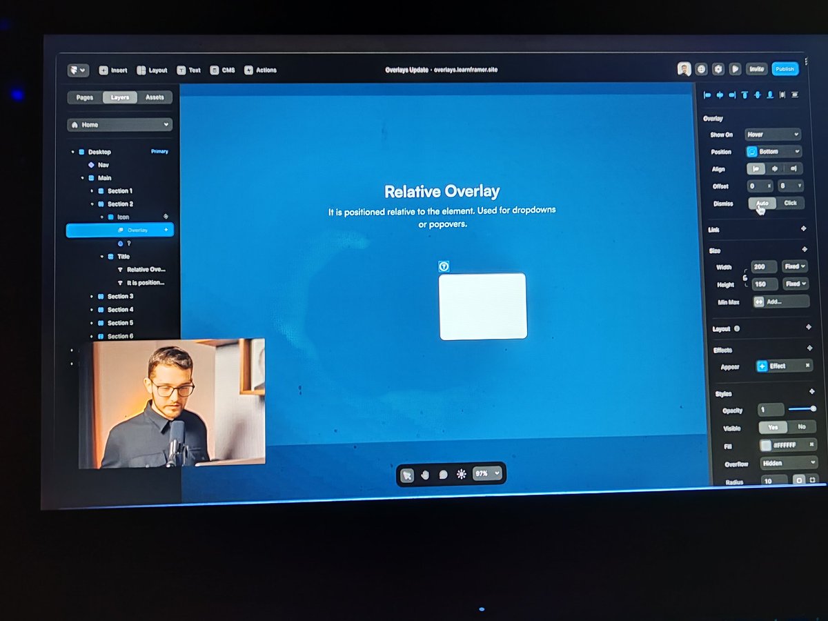 vinayjunejaa's tweet photo. Me &amp; @framer midnight binge-watch with the help of @nandimuzsik @learnframer and @benjaminnathan tutorials on relative overlays. Amazeddd!! 🙌🪄🔥 

you guys are nailing it. 💪✨

PS- #portfolio_v3_coming_march24 #gettingbackontrack 

#daretoshare24 here i come 💪. Its never late https://t.co/2V2nTGFgoh