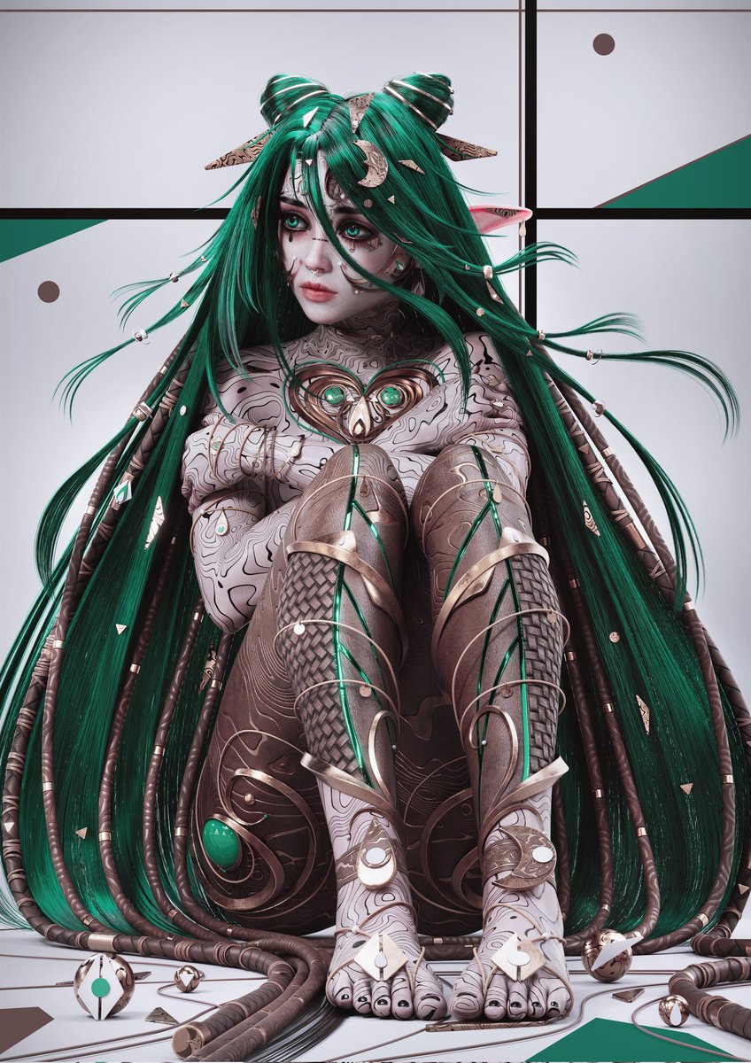 Last piece I create \\ green is Always great to work with 🟩