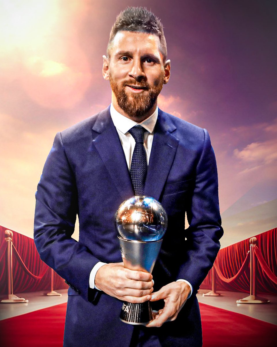 🚨🏆 OFFICIAL: Leo Messi wins The Best FIFA Men’s Player 2023.

ℹ️ Messi, as well as the other two finalists Haaland and Mbappé, is not present at the ceremony.