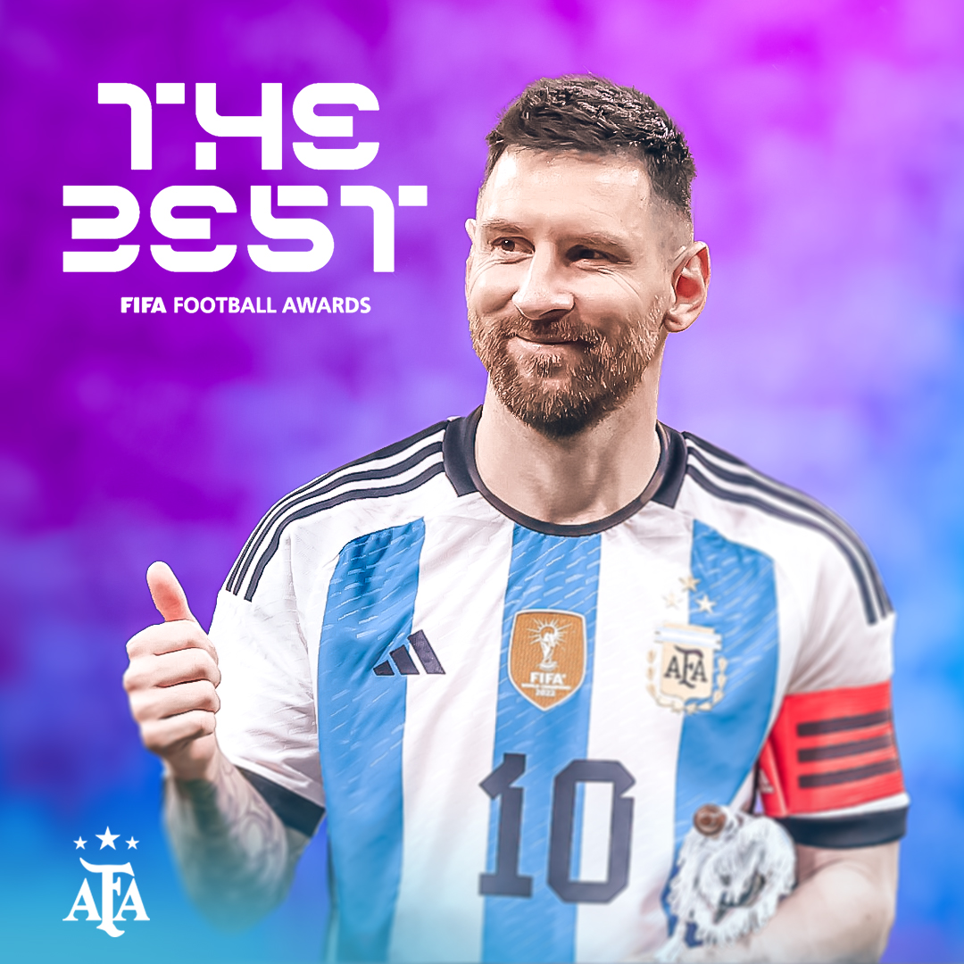 #TheBest Lionel Messi fue elegido por la <a href="/FIFAcom/">FIFA</a> como el mejor jugador de la temporada 2023.

¡Felicitaciones, capitán! Siempre THE BEST 🇦🇷 🐐