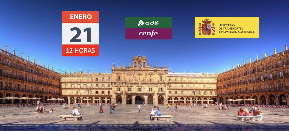 BarruecoMiguel's tweet photo. Salamanca necesita, quiere y pide el tren. El día 21 lo exigirá @Renfe @Adif @transportesgob @mitecogob @desdelamoncloa https://t.co/LUUzaaeUWC