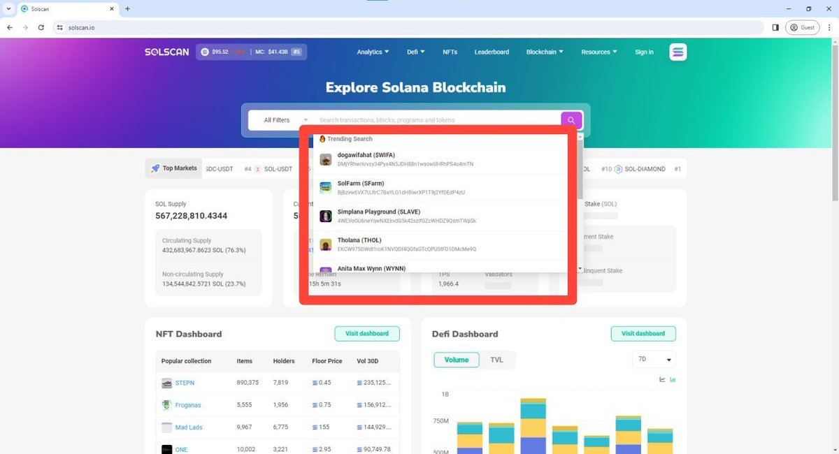 BlockMagnet's tweet photo. Solscan 'SEARCH TRENDING' Now Available on Block Magnet 

🔗 Link : https://t.co/mtPidzCx4M

✅ Benefits:

🔹 2,500,000 Monthly Visitors.
🔹 12% USA & 10% CANADA Traffic
🔹 TOP Visibility: Your token will be show as search hint 

✨ Best option for SOL project 📊

Don't miss out on this opportunity to boost your project's visibility! 🚀🌐

DM @BlockMagnet For Booking 😉

#BlockMagnet #Solscan #Search #Trending #Sol #Solana