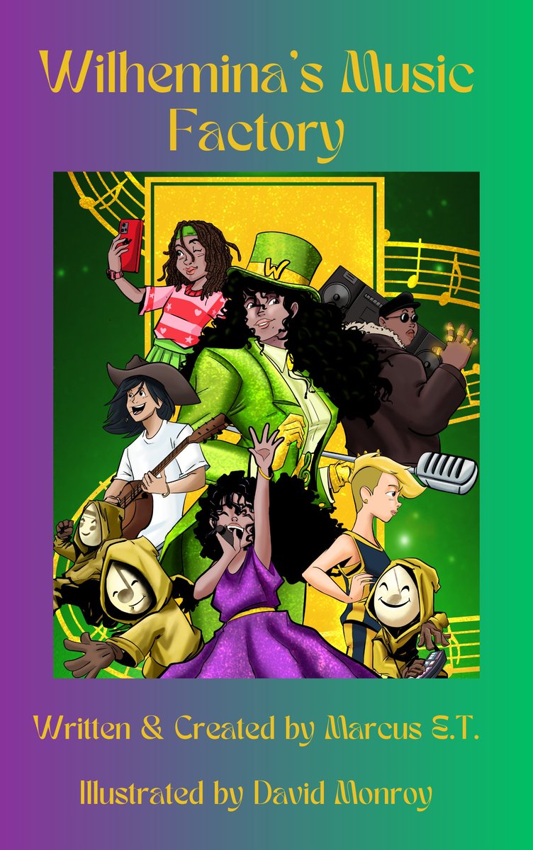 My 1st #childrensbook Wilhemina's Music Factory will be available on Feb. 1! It's a #musical remix of <a href="/roald_dahl/">Roald Dahl</a>'s Charlie &amp; the Chocolate Factory, established in the upcoming #leagueof40 universe! Ebooks are available for preorder on <a href="/amazon/">Amazon</a>!