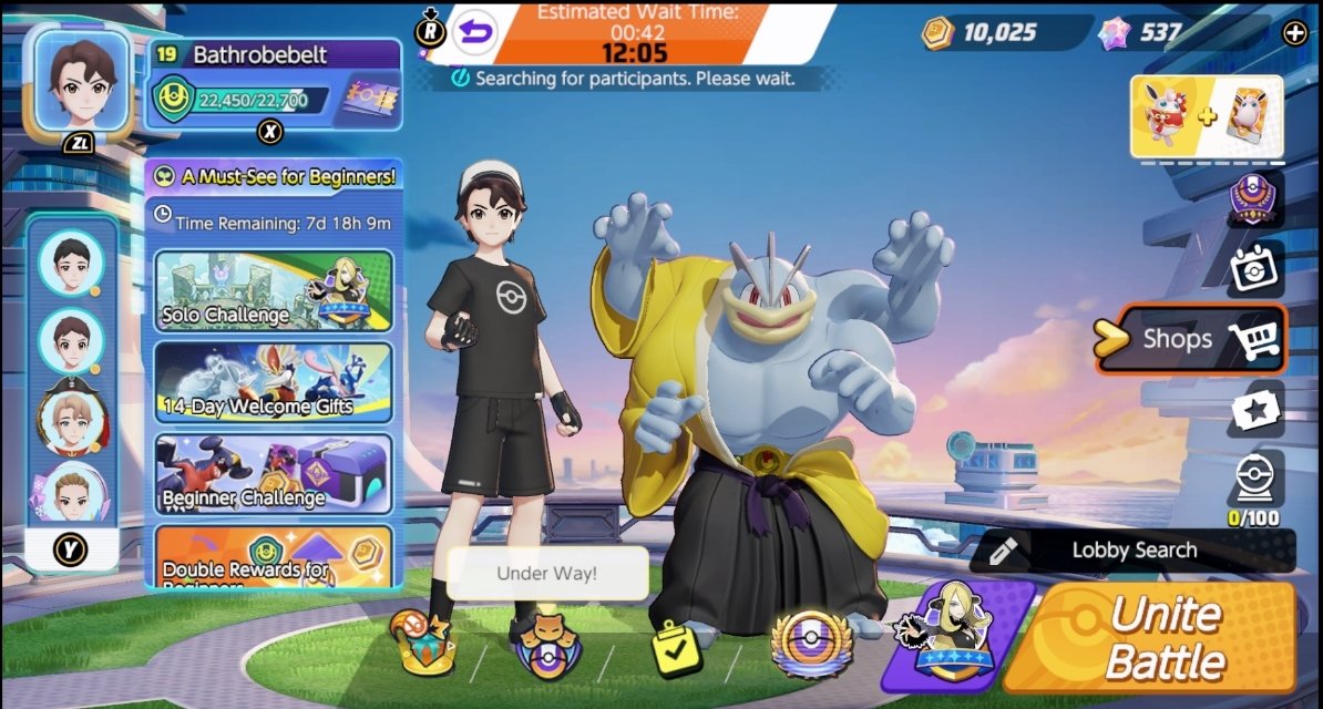 JvanderBergF1's tweet photo. Matchmaking please give us another 5 stack to play against.

#PokemonUNITE https://t.co/unJb662erf
