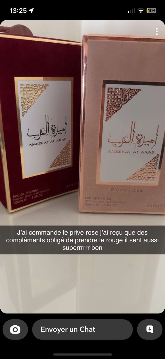 ChicArome's tweet photo. Retour d’une cliente plus qu’un de dispo https://t.co/WgPRNWAt0s