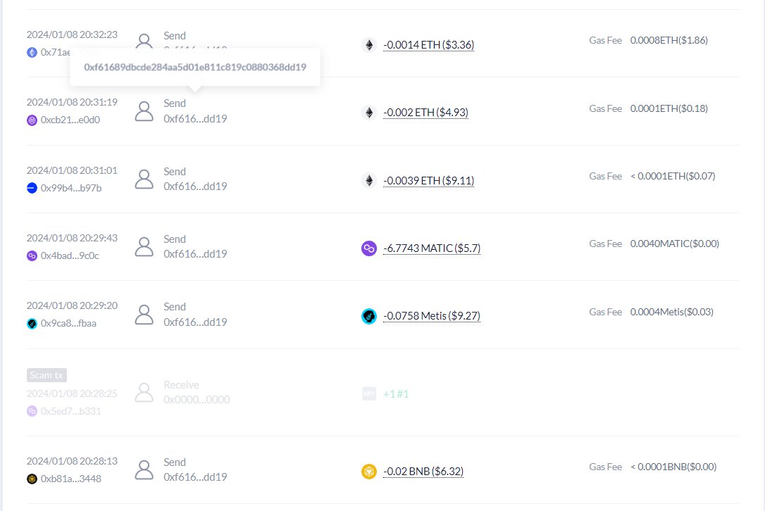 baypacoz's tweet photo. @erdalyumusak @GercekKriptocu @grvt_io Farklı cüzdanlara transfer etmiş. Para eden NFT leri bile satmış. https://t.co/RYkywycd9P