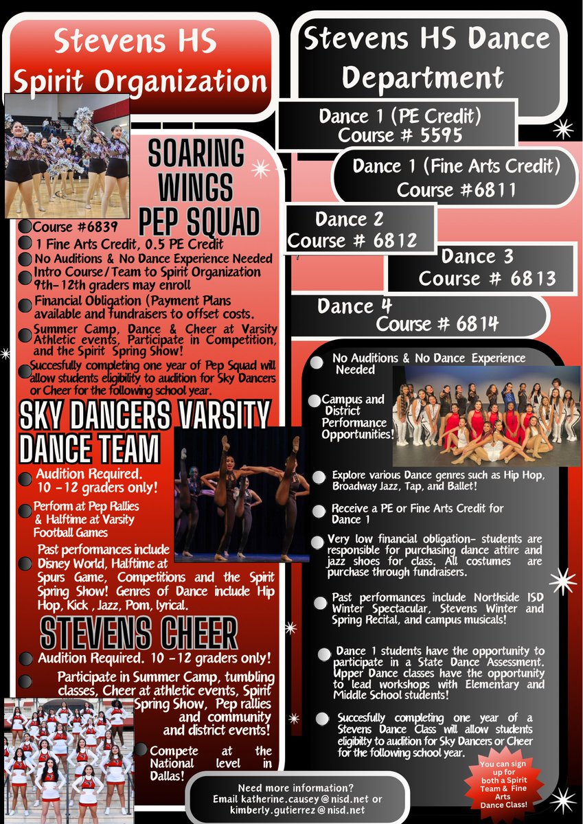 STEVENS DANCE DEPT tweet media