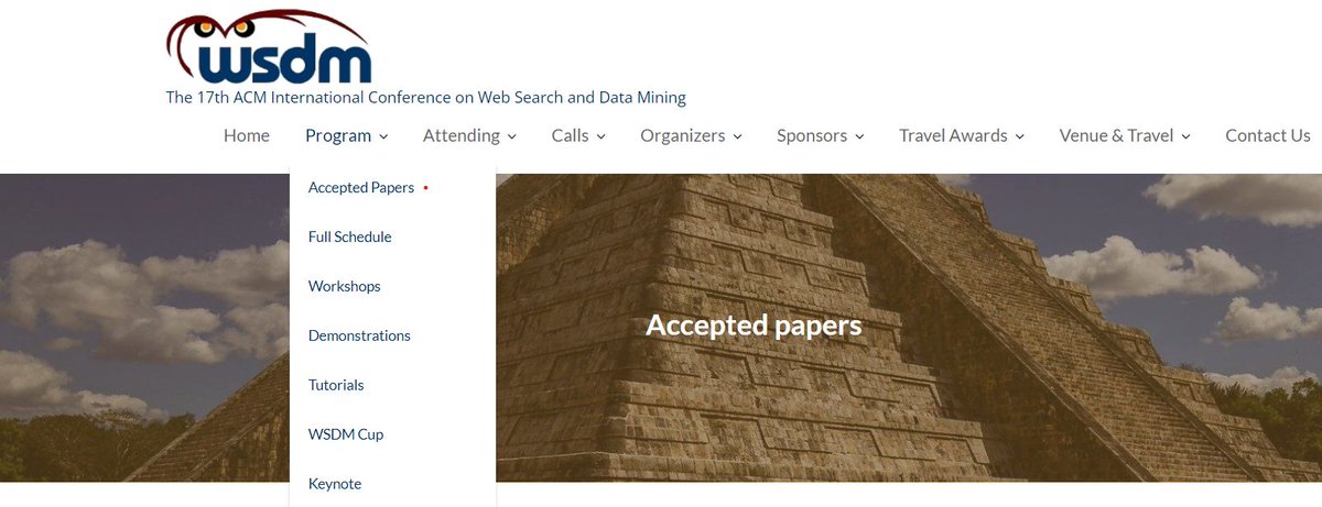 WSDM Conference tweet media
