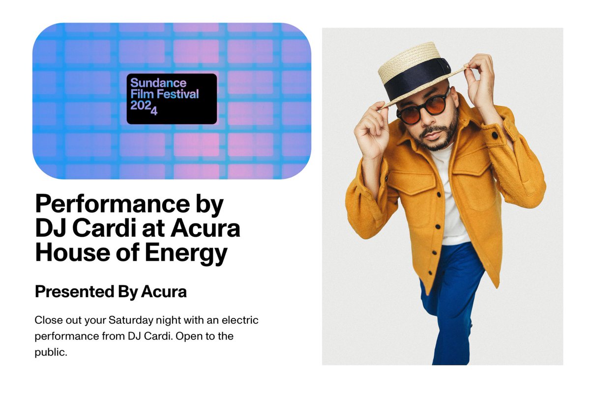 Back at <a href="/sundancefest/">Sundance Film Festival</a> with <a href="/Acura/">Acura</a> Saturday night!