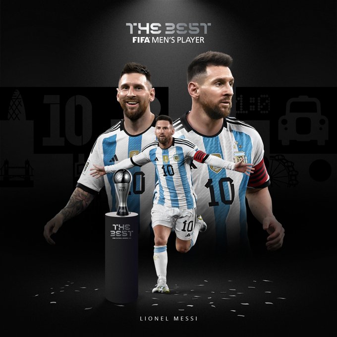 GOAT! Messi Kembali Raih Pemain Terbaik Dunia FIFA 2023