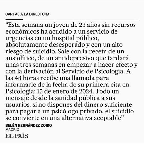 belenhernanzoi4's tweet photo. Hoy ha sido día 15 de enero de 2024: el día en que la Sanidad pública estaba dispuesta por fin a atender por primera vez a este chico. (1/3) https://t.co/DWUw0WTTiF