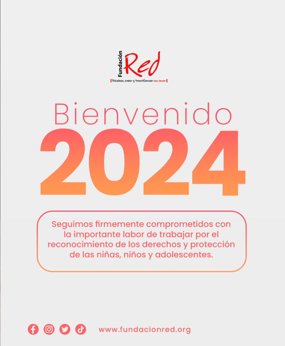 FundacionRed's tweet photo. Estamos listos para seguir construyendo un impacto positivo y creando un cambio significativo,
¡Gracias por ser parte de esta misión! 

Conectemos desde el corazón con nuestros hij@s, y protegamoslos con mucho amor. 

#Enero2024 #FundaciónRed https://t.co/QQKLSZhCfb
