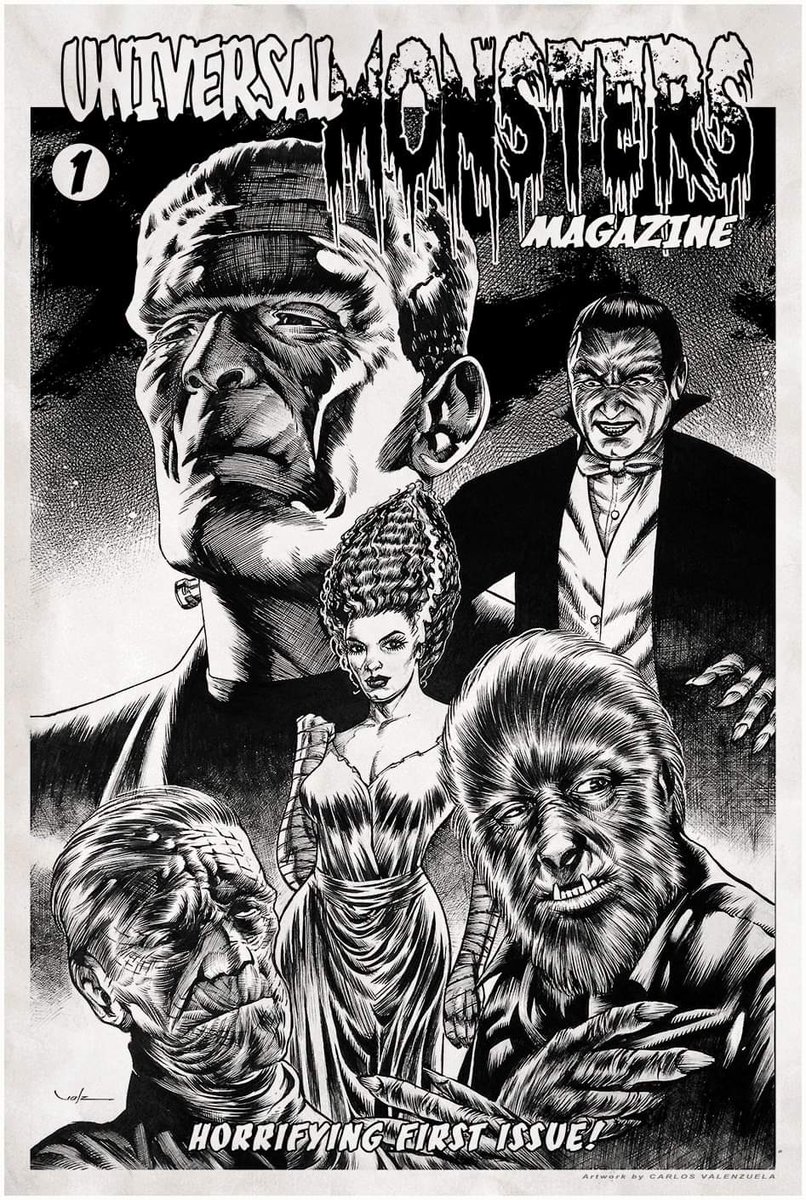 ConnieJoJo2's tweet photo. #MonsterMonday 
#universalmonstersforever 
#conceptart #monsters #mummymonday #bela #bride #wolfman #monstermagazines https://t.co/2vlX1UQR4i