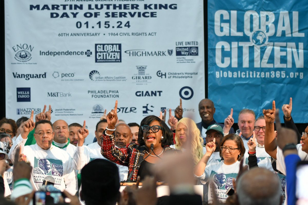 Today marks the 29th Annual Greater Philadelphia <a href="/MLKDayofService/">MLK Day of Service</a> celebrating the 60th anniversary of the 1964 Civil Rights Act. Let us continue to use Dr. King’s life as a reminder to be of service to our fellow neighbors and use our voices for change.