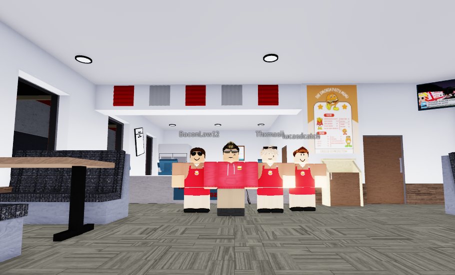 smokin_patty's tweet photo. Some wonderful photos from a busy shift we hosted today. Many citizens came down and enjoyed some burgers and fries, we thank all those employees and customers who dropped in! 

@FedoraMasterB98 @DOCMFirestone https://t.co/gKPCuFKT0Q