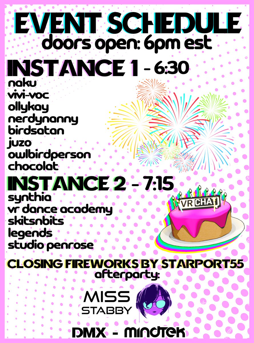 PHIA_bunny's tweet photo. The schedule for tomorrow's event is done... eeeee, look at all these amazing people on the lineup! :D
gonna be an absolutely LOADED event! 🎇🎂
SEE YOU SOON!
https://t.co/gfwsyE7uAs https://t.co/zQPDMNWqvh