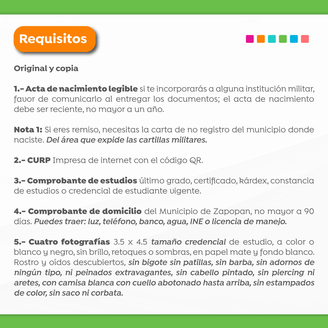 ZapopanGob's tweet photo. En Zapopan todas y todos pueden realizar el servicio militar nacional. 🫡👩🧑🏻
Si tienes entre 18 y 40 años de edad, acércate al #CISZ o a la unidad administrativa de Las Águilas y tramítalo. 📄 https://t.co/LDLYL3z0eH