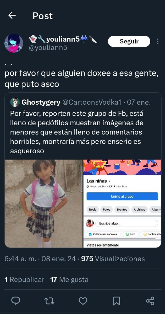 PedoArchive's tweet photo. Che boludo pero tú no eras el loliconero de mierda al que le saque la multi porno y le dedique varios hilos repletos de pruebas de que eres un enfermo?

Ahora mira con lo que sales , eres literalmente un burro hablando de orejas , un hipócrita que no le quedó de otra https://t.co/WEEUsxZTFY