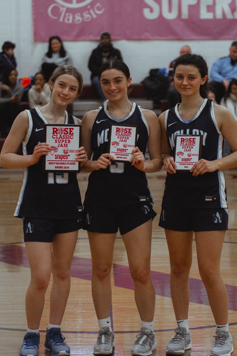 Rose Classic Hoops (@roseclassic) on Twitter photo Congratulations to <a href="/Molloygirlsbb/">molloyhs_girlsbasketball</a> and their award winners! Thank for coming out to the 2024 Rose Classic Super Jam, hope to see you next year! #RoseClassic #RoseClassicSJ #Nike #Snipes #BallerTV Congratulations to <a href="/Molloygirlsbb/">molloyhs_girlsbasketball</a> and their award winners! Thank for coming out to the 2024 Rose Classic Super Jam, hope to see you next year! #RoseClassic #RoseClassicSJ #Nike #Snipes #BallerTV